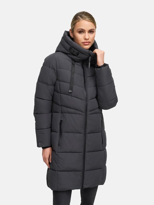 Marikoo Natsukoo dames winterjas – warm, teddyvoering & capuchon - Image 6