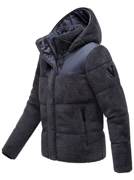 Marikoo dames teddy puffer jas met capuchon – model Kaguraa - Image 3