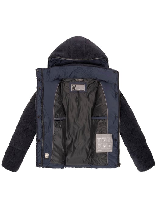 Marikoo dames teddy puffer jas met capuchon – model Kaguraa - Image 5