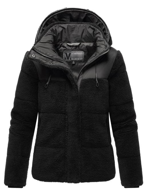 Marikoo dames teddy puffer jas met capuchon – model Kaguraa - Image 1