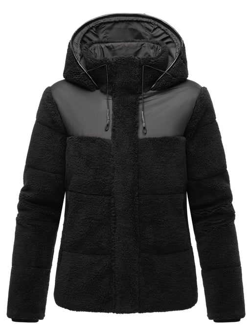 Marikoo dames teddy puffer jas met capuchon – model Kaguraa - Image 2