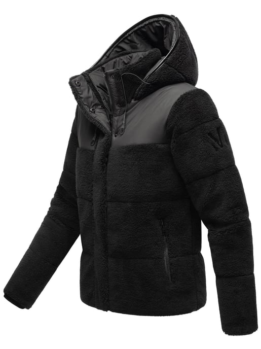 Marikoo dames teddy puffer jas met capuchon – model Kaguraa - Image 3