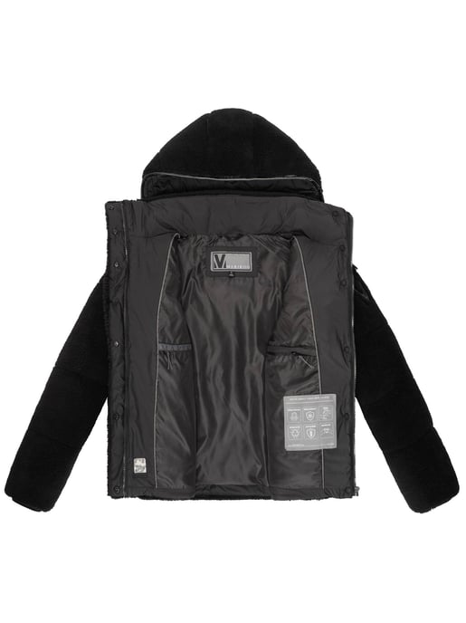 Marikoo dames teddy puffer jas met capuchon – model Kaguraa - Image 5