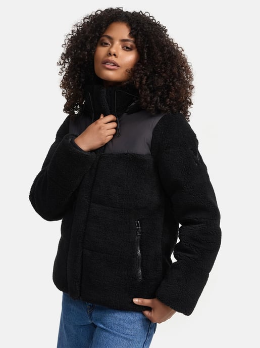 Marikoo dames teddy puffer jas met capuchon – model Kaguraa - Image 6