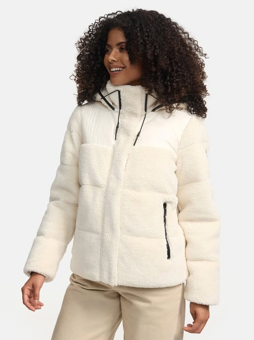 Marikoo dames teddy puffer jas met capuchon – model Kaguraa - Image 6