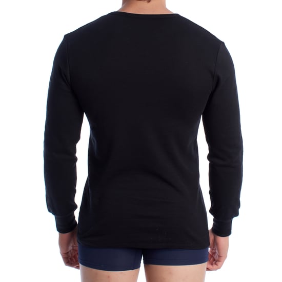 Katoenen thermoshirt met lange mouwen voor heren A0258 - Image 4
