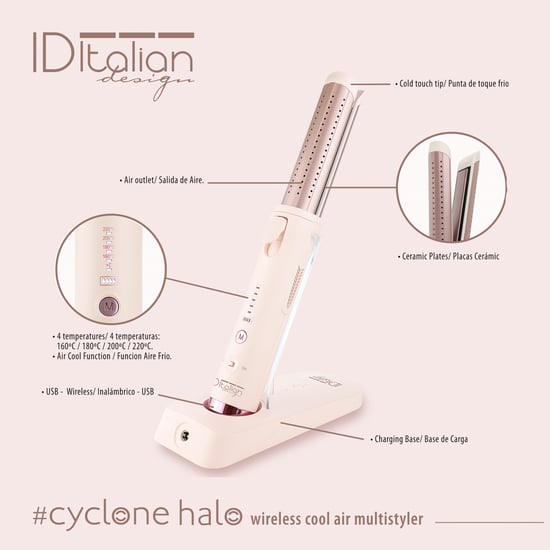 CYCLONE HALO DRAADLOZE PROFESSIONELE HAARSTIJLER - Image 4