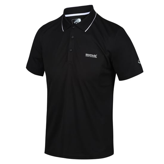 Regatta Heren Maverick V Actief Poloshirt (Zwart) - Image 3
