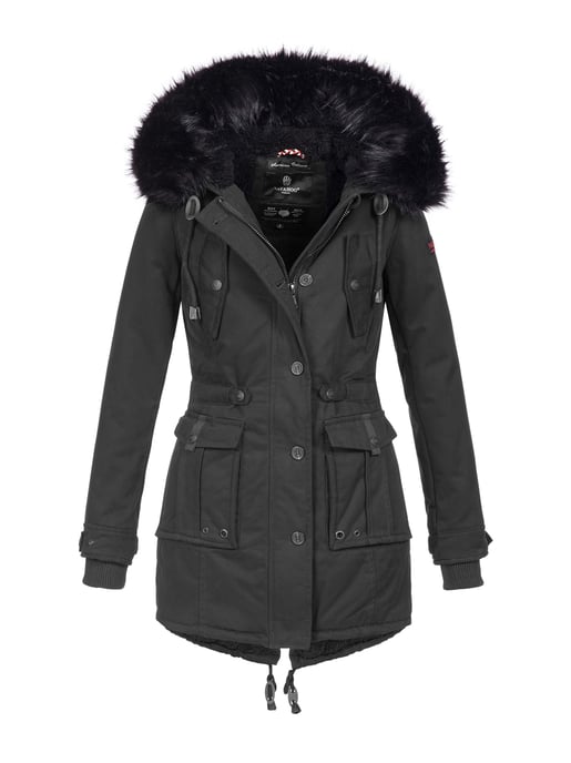 Navahoo Dames Winterjas Luluna – Met Teddyfleece & Afneembare Bontkraag - Image 1