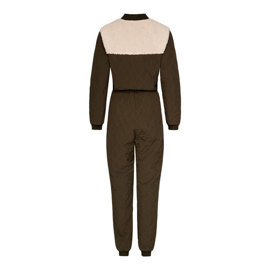 Ana Quilt Jumpsuit in Army - Image 2