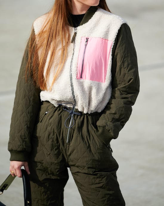 Ana Quilt Jumpsuit in Army - Image 4