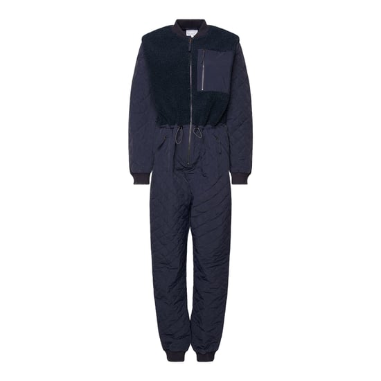 Ana Quilt Jumpsuit in Marineblauw - Image 1