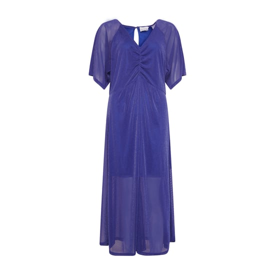 Vienna Midi-jurk in donkerblauw - Image 1