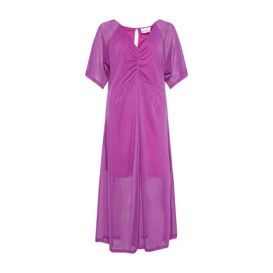 Weense midi-jurk in lila - Image 1
