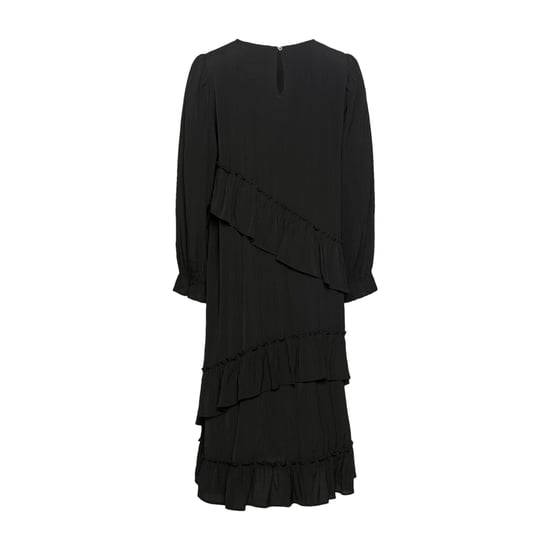 Sierra Frill-jurk in zwart - Image 2