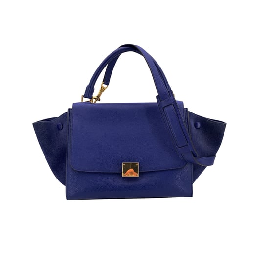Celine Leren Handtas Trapeze - Image 1