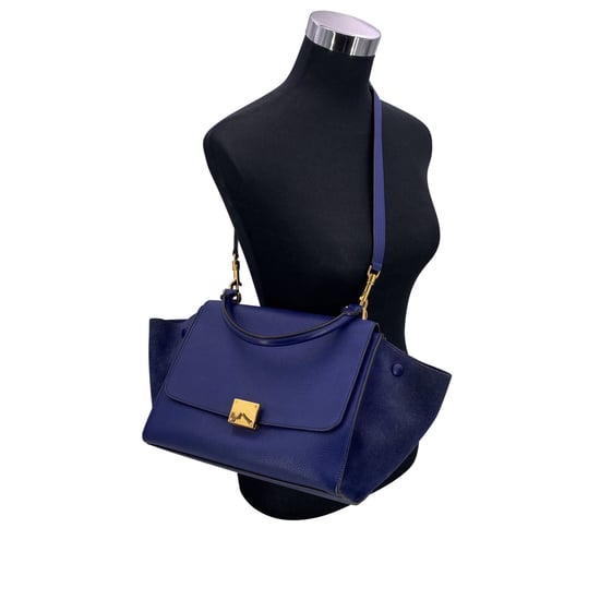 Celine Leren Handtas Trapeze - Image 2