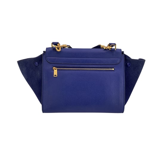 Celine Leren Handtas Trapeze - Image 3