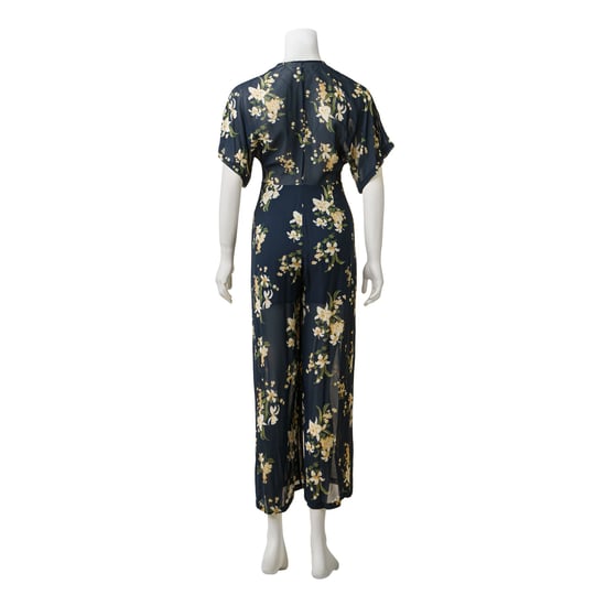 Bloemenprint Duidelijke Halslijn Jumpsuit - Image 2