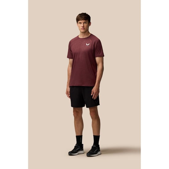 Castore Adapt Trainings T-Shirt Polyester Heren Paars Sport T-Shirts - Image 4
