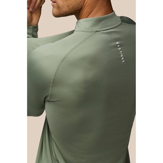 Castore Adapt Training 1/4 Zip Top Polyester Heren Blauw Actieve Kleding T-Shirts - Image 5