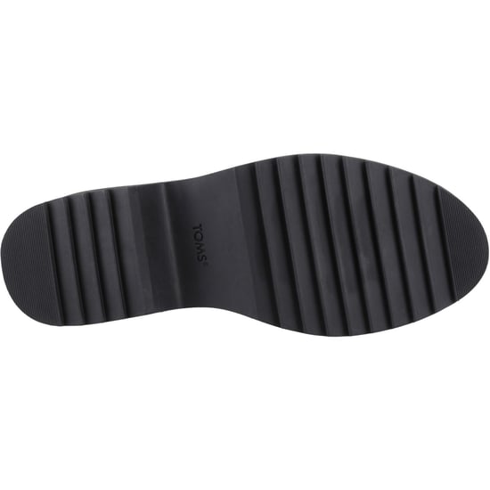 TOMS Millie Leren Dames Zwarte Hak Enkellaarsjes - Image 3