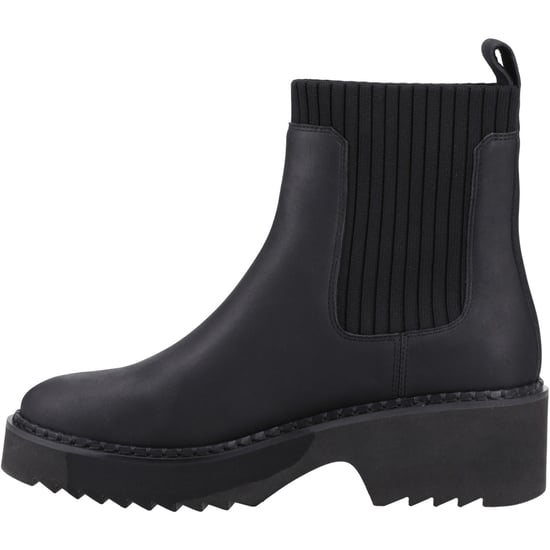 TOMS Millie Leren Dames Zwarte Hak Enkellaarsjes - Image 4