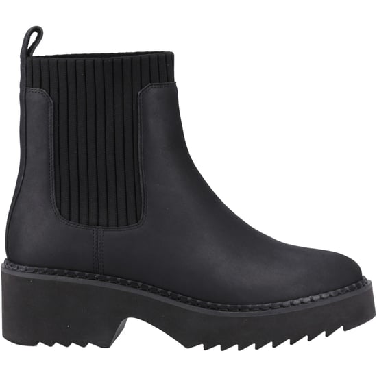 TOMS Millie Leren Dames Zwarte Hak Enkellaarsjes - Image 5
