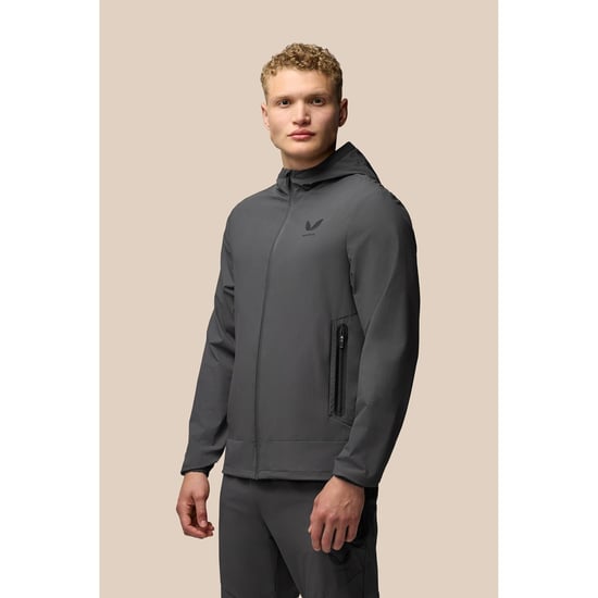 Castore Lichtgewicht Flex Jas Heren Grijze Hardloopjassen - Image 1