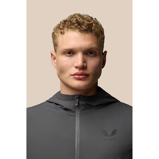 Castore Lichtgewicht Flex Jas Heren Grijze Hardloopjassen - Image 5