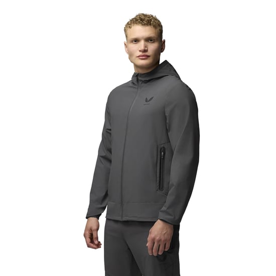 Castore Lichtgewicht Flex Jas Heren Grijze Hardloopjassen - Image 6