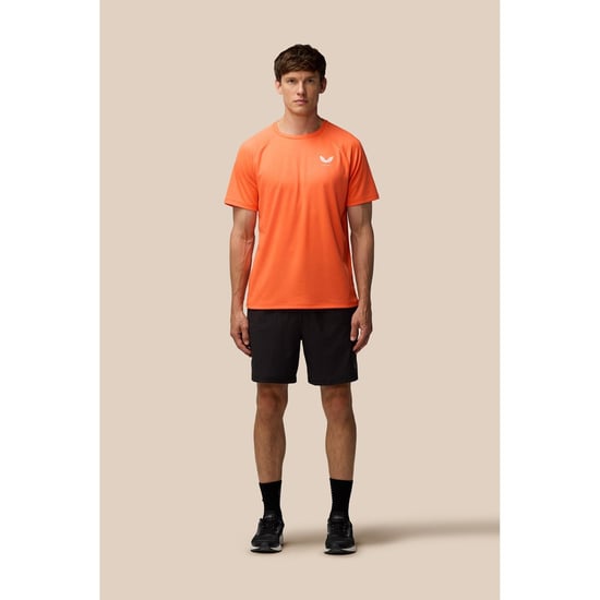 Castore Adapt Trainingsshirt Polyester Heren Oranje Activewear T-shirts - Image 4