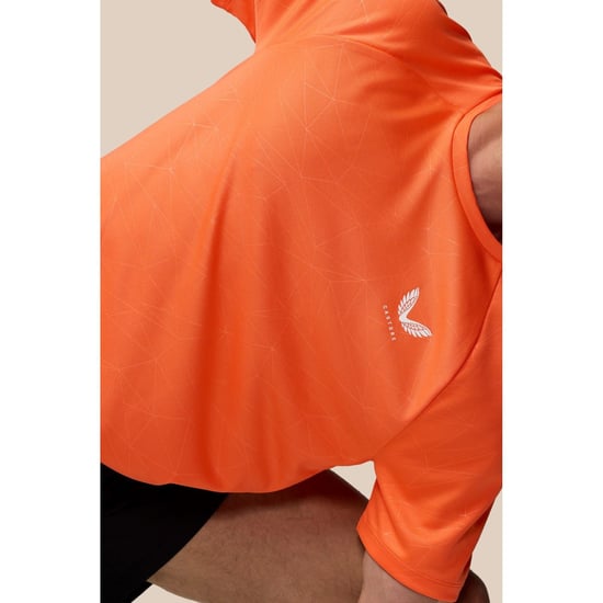 Castore Adapt Trainingsshirt Polyester Heren Oranje Activewear T-shirts - Image 5