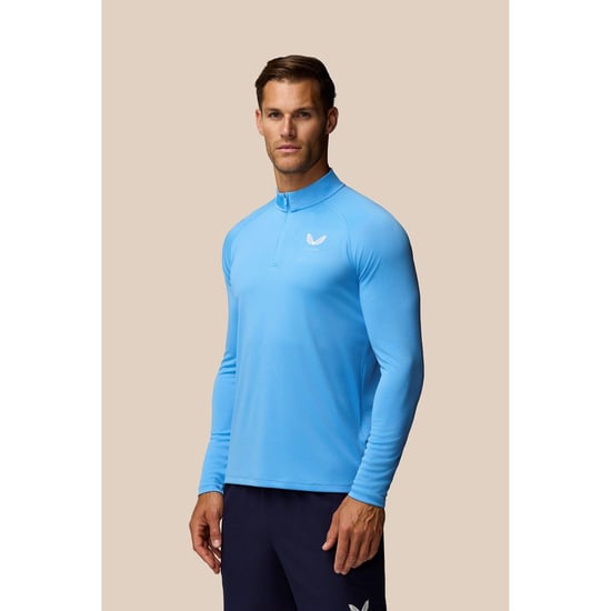 Castore Adapt Training 1/4 Zip Top Polyester Groene Actieve T-shirts voor Mannen - Image 3