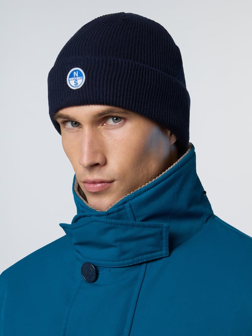 North Sails Muts Micro-rib breisel met logopatch - Image 3