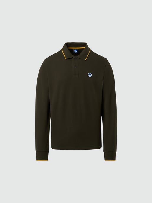 North Sails Polo Shirt Lange mouwen met kraagprint - Image 3
