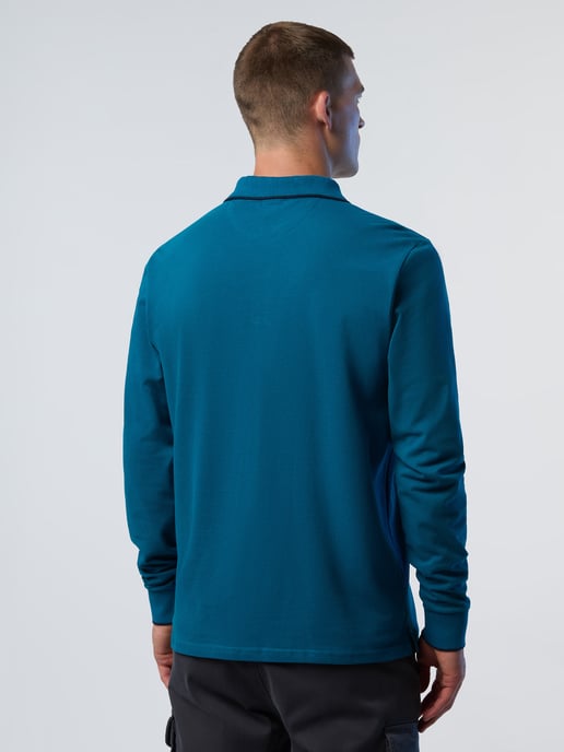 North Sails Polo Shirt Lange mouwen met kraagprint - Image 2