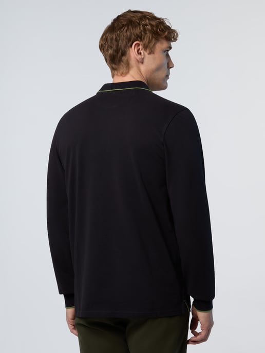 North Sails Polo Shirt Lange mouwen met kraagprint - Image 2