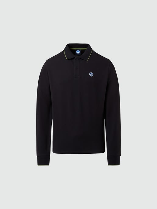 North Sails Polo Shirt Lange mouwen met kraagprint - Image 3