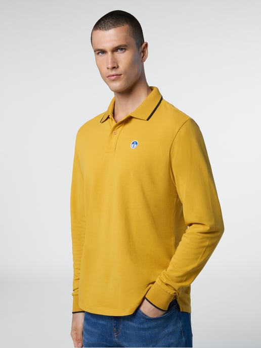 North Sails Polo Shirt Lange mouwen met kraagprint - Image 4