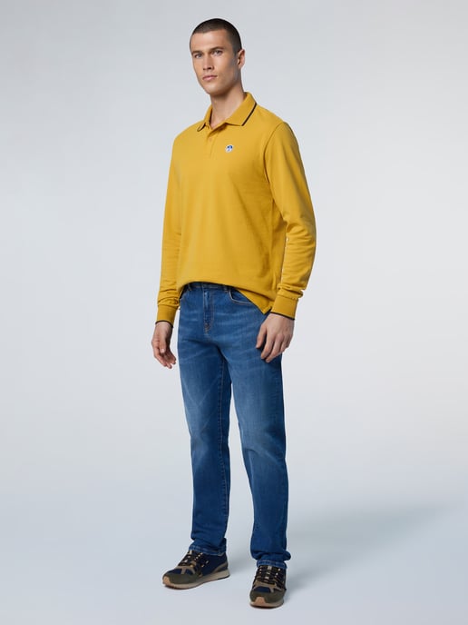 North Sails Polo Shirt Lange mouwen met kraagprint - Image 5