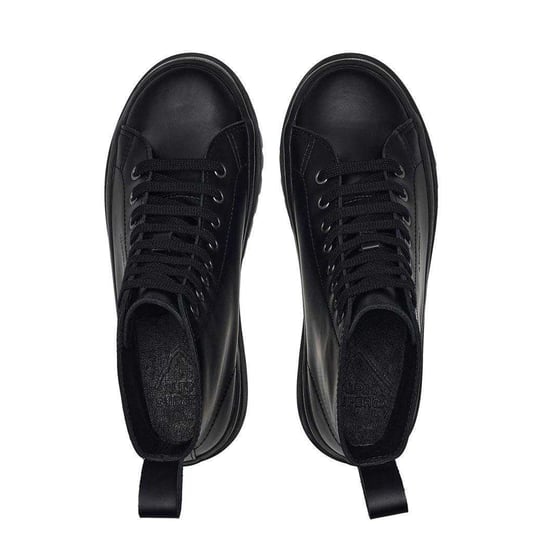 Superga Dames/Dames 2644 Alpina Box Leren Enkellaarsjes (Zwart) - Image 3