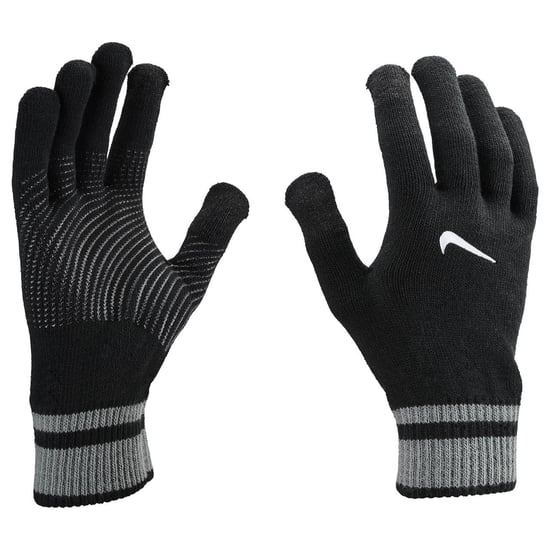 Nike Herfst Grijze Gebreide Handschoenen (Zwart) - Image 1