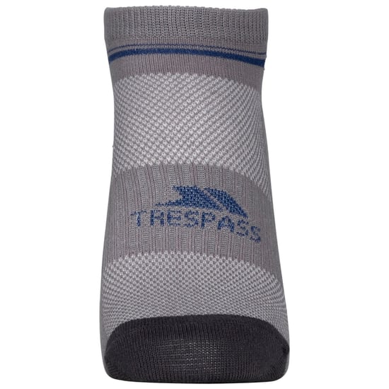 Trespass Unisex Volwassenen Isolate Coolmax Trainer Sok (Pakket van 2) (Platina/Donkergrijs) - Image 2