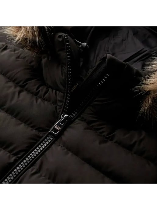 Gewatteerde damesjas Fuji van Superdry met riem - Image 3
