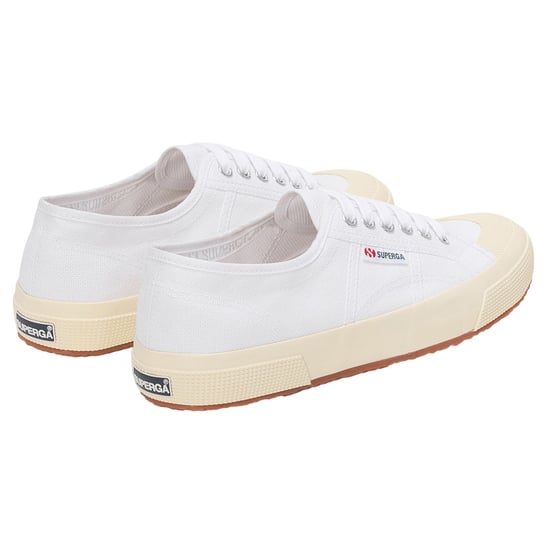 Superga Unisex 2390 Militaire Sportschoenen voor Volwassenen (Wit/ gebroken wit) - Image 2
