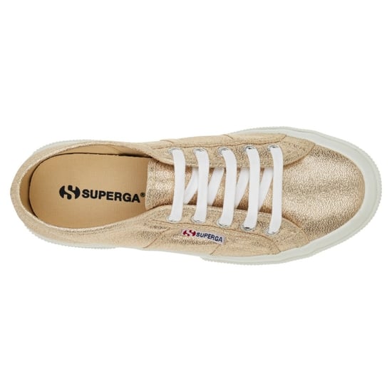 Superga Unisex 2750 Lamew Metallic Sportschoenen voor volwassenen (Geel Goud) - Image 3