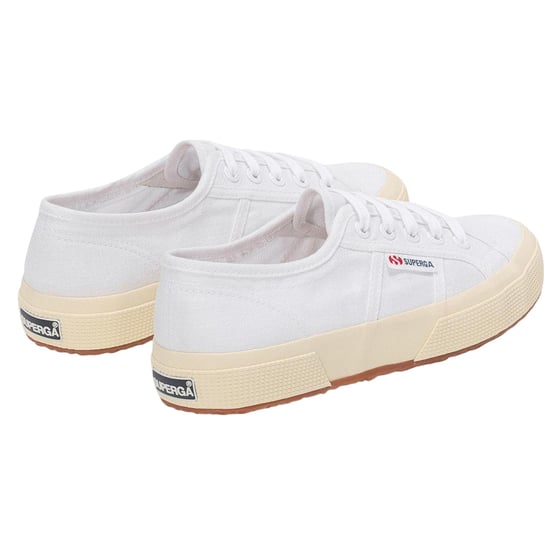 Superga Unisex 2750 Linnen Sportschoenen voor volwassenen (Wit/ gebroken wit) - Image 2