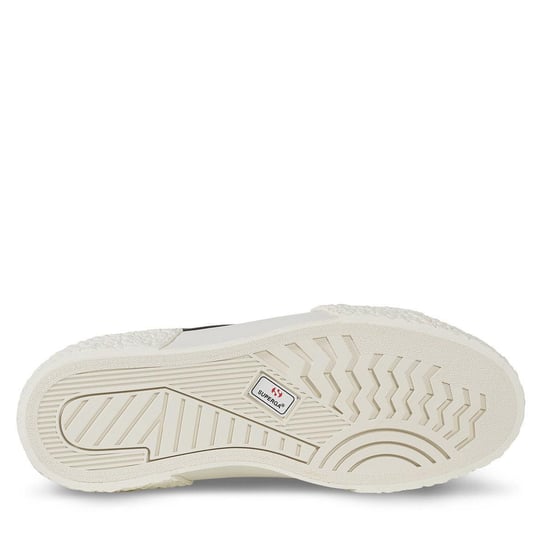 Superga Unisex 2660 Stripe Big Bumpers Trainers voor volwassenen (Zwart/Off Wit) - Image 4