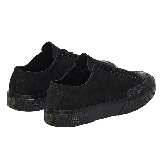Superga Dames/Dames Flesh Out Suede Work Trainers (Volledig zwart) - Image 2
